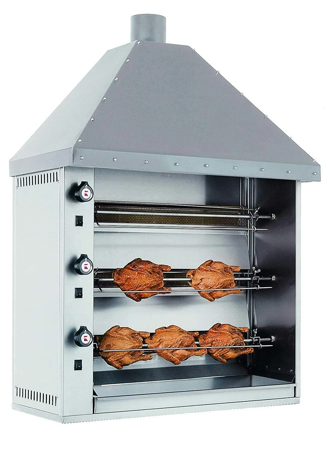 Gas-Hähnchengrill 3-reihig Für 9 Hähnchen - 12,0 KW 8 Gas-Hähnchengrill 3-reihig Für 9 Hähnchen - 12,0 KW – Bild 6