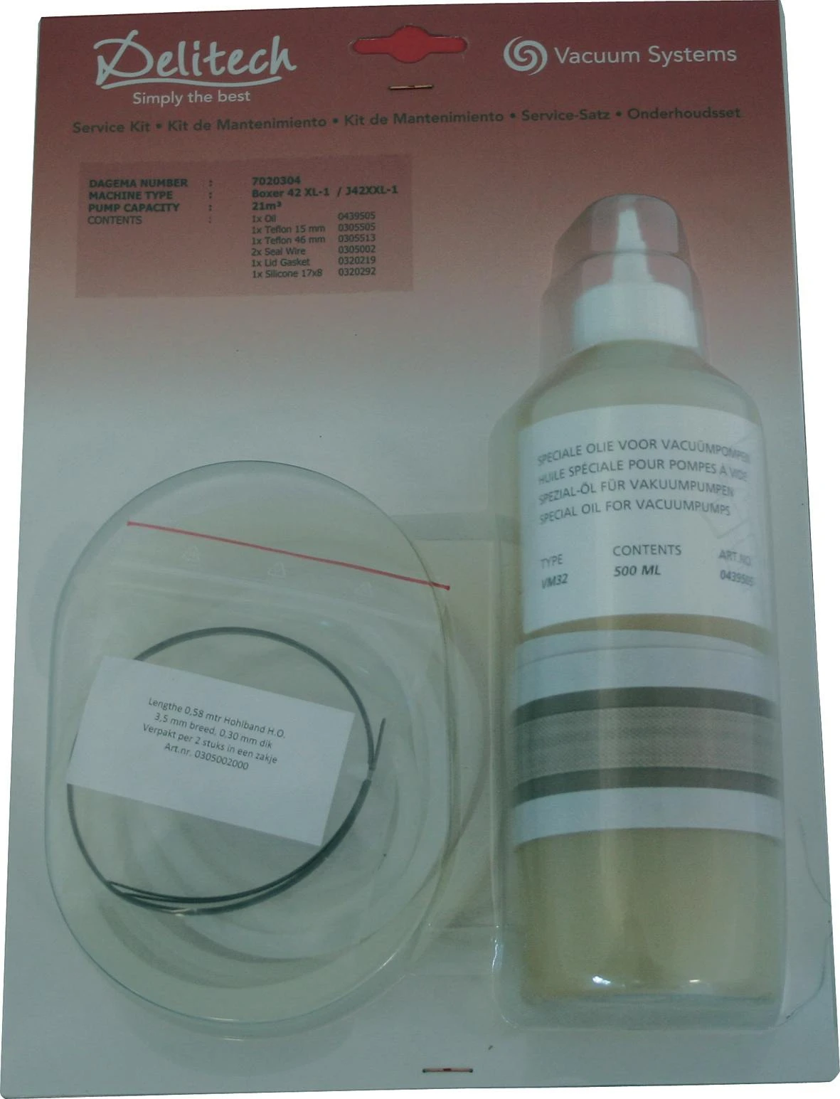 Henkelman Service-Satz Für Vakuummaschine Jumbo 30 Delitech 8 Henkelman Service-Satz Für Vakuummaschine Jumbo 30 Delitech – Bild 6