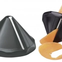 3x Spiralschneider Aus Schwarzem ABS-Kunststoff, Klinge Aus Klingenstahl,