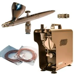 Airbrush Profi Set Airbrushpistole Evolution Silverline FPc Sparmax Kompressor