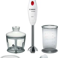 Bosch Stabmixer-Set CleverMixx MSM24500 Ws/deep Red