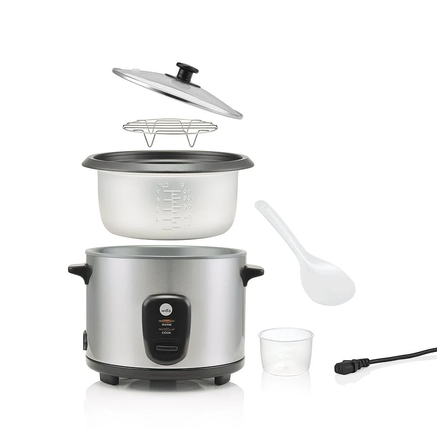 WILFA Reiskocher INARI, 1 Liter, 500 Watt, RC-5S, Silber 9 WILFA Reiskocher INARI, 1 Liter, 500 Watt, RC-5S, Silber – Bild 7