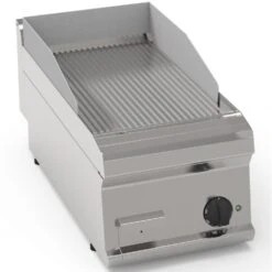 KBS Elektro-Grillplatte Gerillt 1 Heizzone Tischgerät