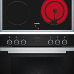 Siemens HE213ABS0 + EA64RGNA1E Kochgeräte-Set Keramik Elektrischer Ofen