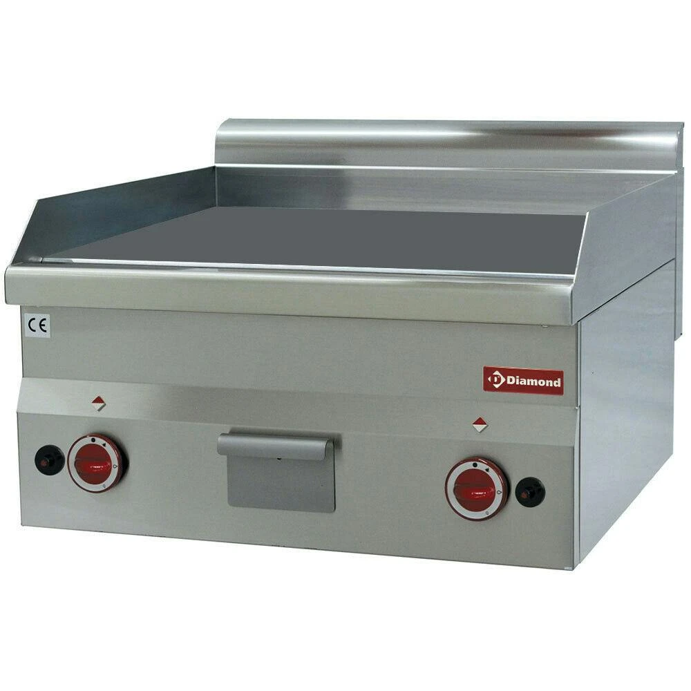 Elektro-Griddleplatte Glatt Tischgerät 600x600x400mm Grillplatte Bratplatte 6 KW 3 Elektro-Griddleplatte Glatt Tischgerät 600x600x400mm Grillplatte Bratplatte 6 KW