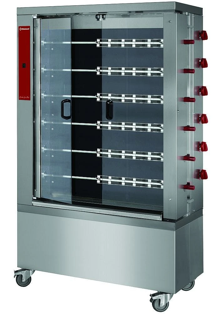 Gas-Hähnchengrill 3-reihig Für 18 Hähnchen - 18,6 KW 9 Gas-Hähnchengrill 3-reihig Für 18 Hähnchen - 18,6 KW – Bild 7