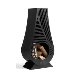 Gartenkamin Zum Entspannen - Terrassenkamin - Outdoor Kamin Terrassenofen - Zum Kochen - Schwarz „lima“