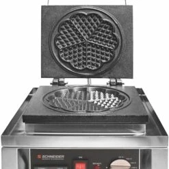 Schneider® Schneider - Waffel-Eisen Mit Digitalem Timer "Herz5" 420x300x295 Mm, 1600 W, 60-300°C