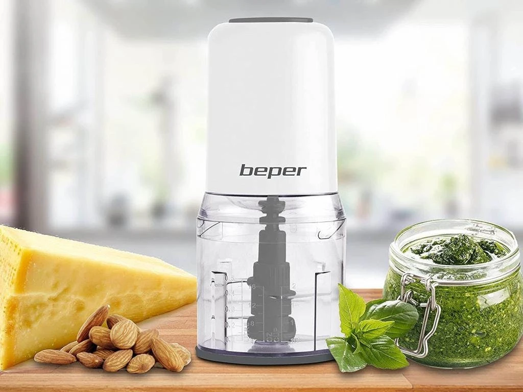 Beper BP.552 Universal-Zerkleinerer Mit Doppelter Klinge Für Gleichmäßiges Mahlen Und Zerkleinern 8 Beper BP.552 Universal-Zerkleinerer Mit Doppelter Klinge Für Gleichmäßiges Mahlen Und Zerkleinern – Bild 6