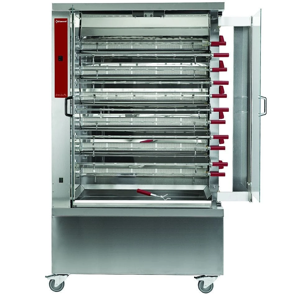 Gas-Hähnchengrill 3-reihig Für 18 Hähnchen - 18,6 KW 7 Gas-Hähnchengrill 3-reihig Für 18 Hähnchen - 18,6 KW – Bild 5