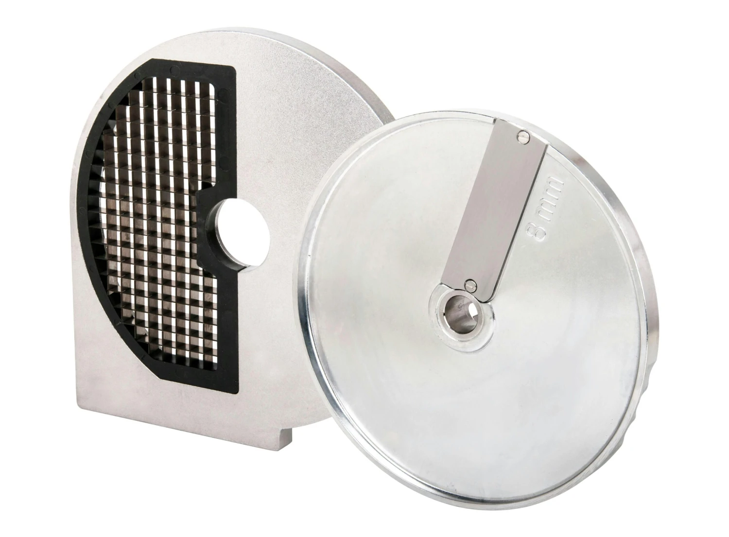 METRO Professional Würfelgatter 2er-Set GVCDDDS10, Aluminium/ Edelstahl, Ø 20.5 Cm, 10 Mm Schnitt, Silber 4 METRO Professional Würfelgatter 2er-Set GVCDDDS10, Aluminium/ Edelstahl, Ø 20.5 Cm, 10 Mm Schnitt, Silber – Bild 2