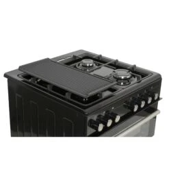 Simfer Gusseisen-Grillplatte | 47 X 23 Cm | Für 60 Cm Gaskochfelder, Kohlegrill, Elektrogrill | Gerippt | Topfträger-Klammern | Grillzubehör | Schwarz -Siemens Geschäft 8ab8042f 1677 49c0 9779 e4b992eacfd3 1