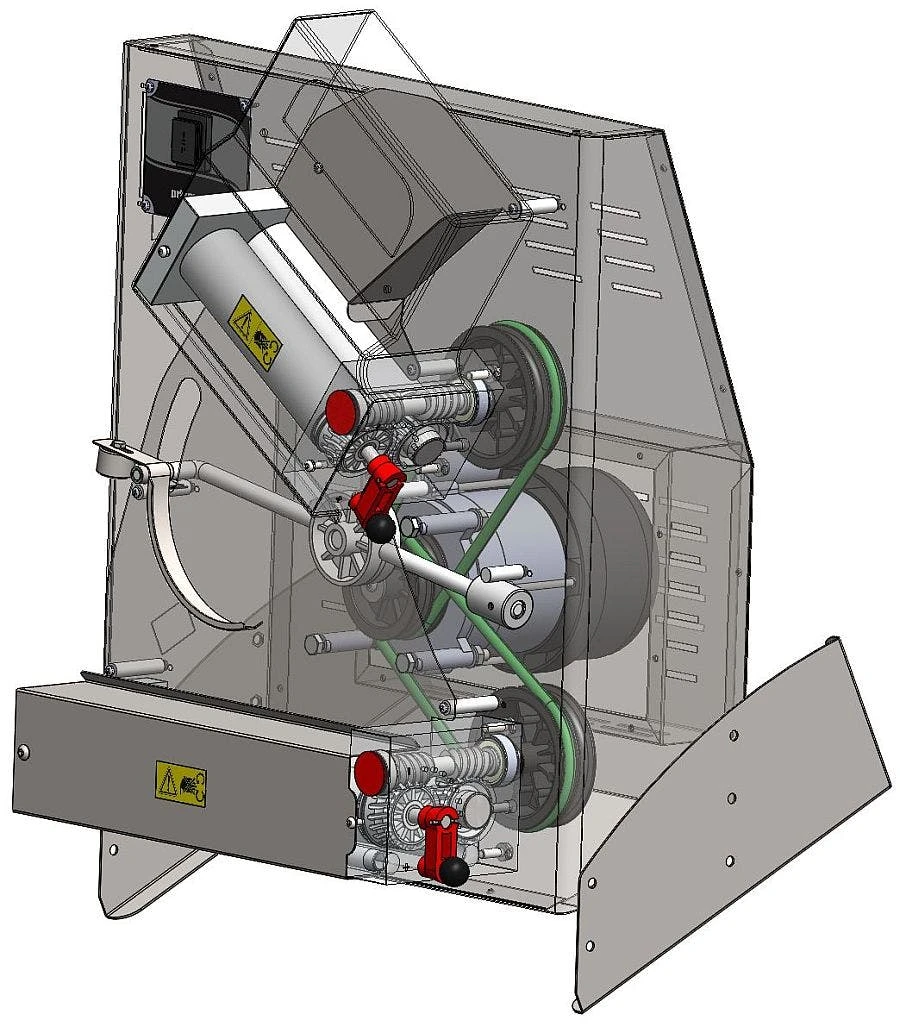 Teigausrollmaschine 2 Rollen Mit Sensorsteuerung Für Pizzen Bis Ø 30 Cm 8 Teigausrollmaschine 2 Rollen Mit Sensorsteuerung Für Pizzen Bis Ø 30 Cm – Bild 6