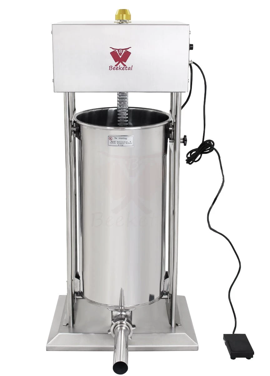 Beeketal Edelstahl Wurstfüller Elektrisch BT25-E 4 Beeketal Edelstahl Wurstfüller Elektrisch BT25-E – Bild 2