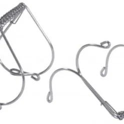 3x Rouladenklammern, Edelstahl, Länge: 5,5 Cm, Höhe: 5 Cm