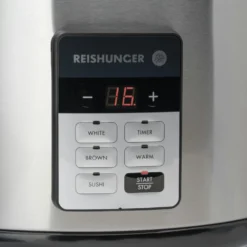 Reishunger Profi Gastro-Reiskocher - Bis Zu 32 Portionen - 5,8 L - Edelstahlgehäuse - Doppelte Antihaftbeschichtung - & Timer - 3 Programme -Siemens Geschäft c08e3875 666f 41d7 9310 bc6a52ae7b04 scaled