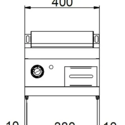 MBM Auftisch-Gas-Grillplatte , Stahl Glatt Verchromt 5,5 KW -Siemens Geschäft cdb80862 9aa8 415b 8550 c5a3d9f9cb2a