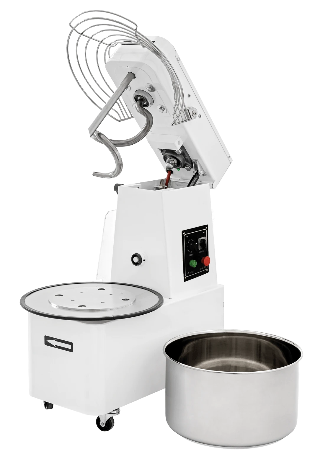 Teigmaschine - Kesselvolumen: 20 Liter / 16 Kg Teig (abnehmbar) 4 Teigmaschine - Kesselvolumen: 20 Liter / 16 Kg Teig (abnehmbar) – Bild 2