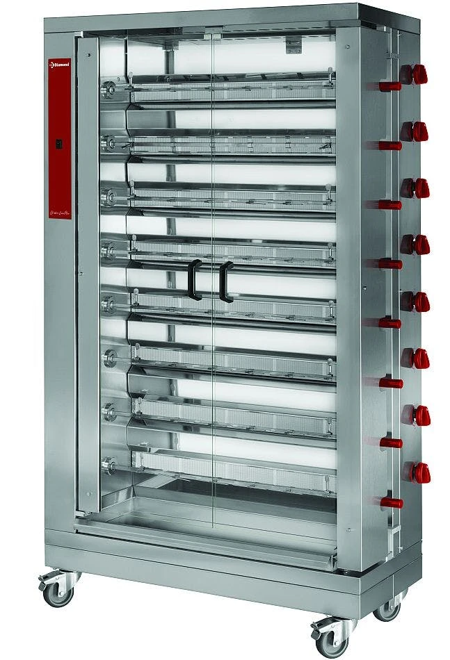 Gas-Hähnchengrill 3-reihig Für 9 Hähnchen - 12,0 KW 7 Gas-Hähnchengrill 3-reihig Für 9 Hähnchen - 12,0 KW – Bild 5