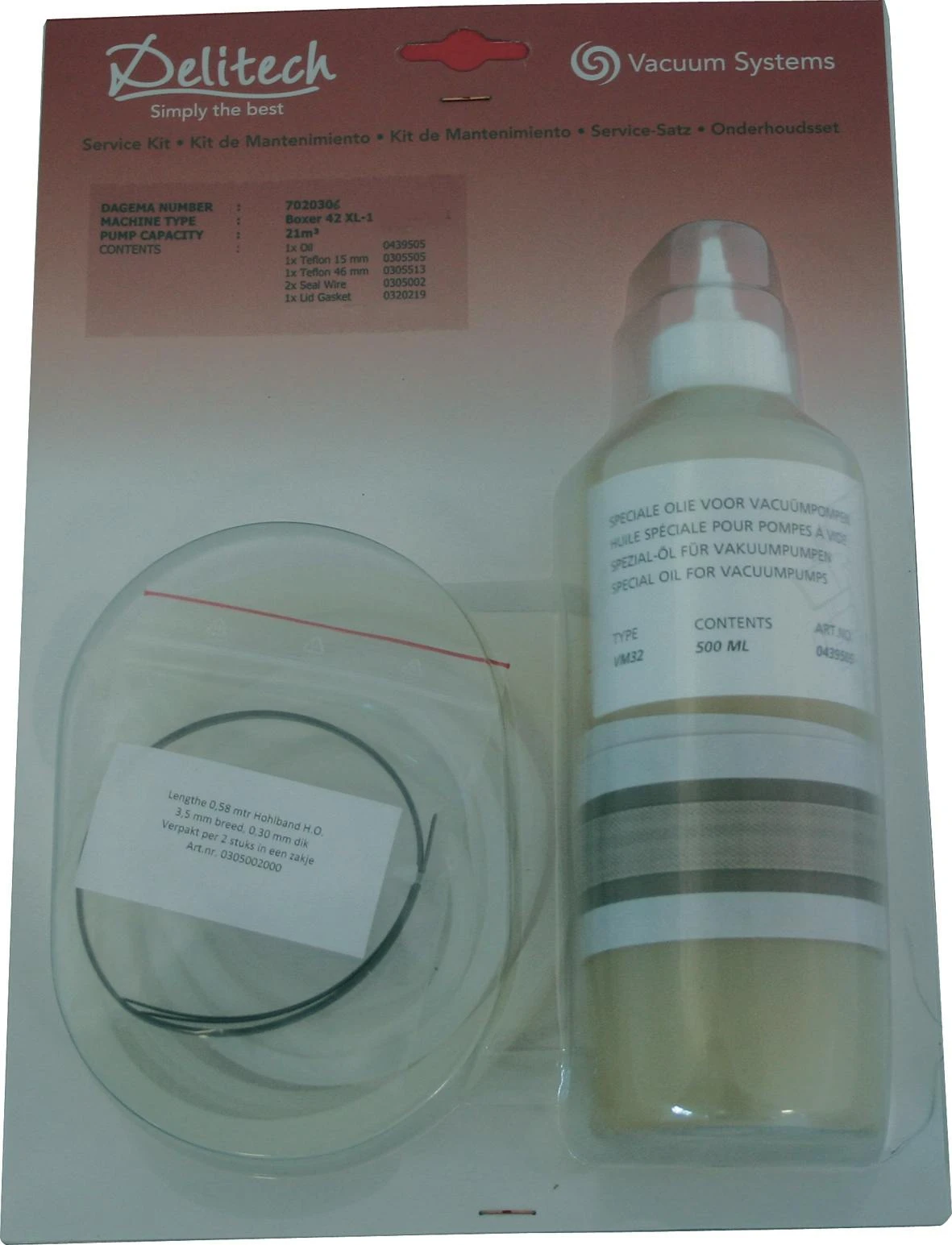 Henkelman Service-Satz Für Vakuummaschine Boxer 42 XL Delitech 3 Henkelman Service-Satz Für Vakuummaschine Boxer 42 XL Delitech