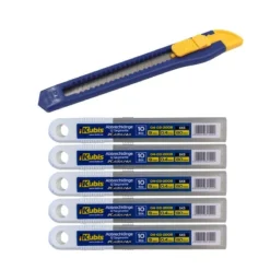 Schneidemesser / Cutter 9 Mm Eco + Abbrechklinge / Cutterklinge KATANA 9 * 80 * 0,4 Mm KATANA, SK5, 12 Segmente, 20 Stück -Siemens Geschäft ee61d432 044d 4a81 a734 ad457d3d30b1